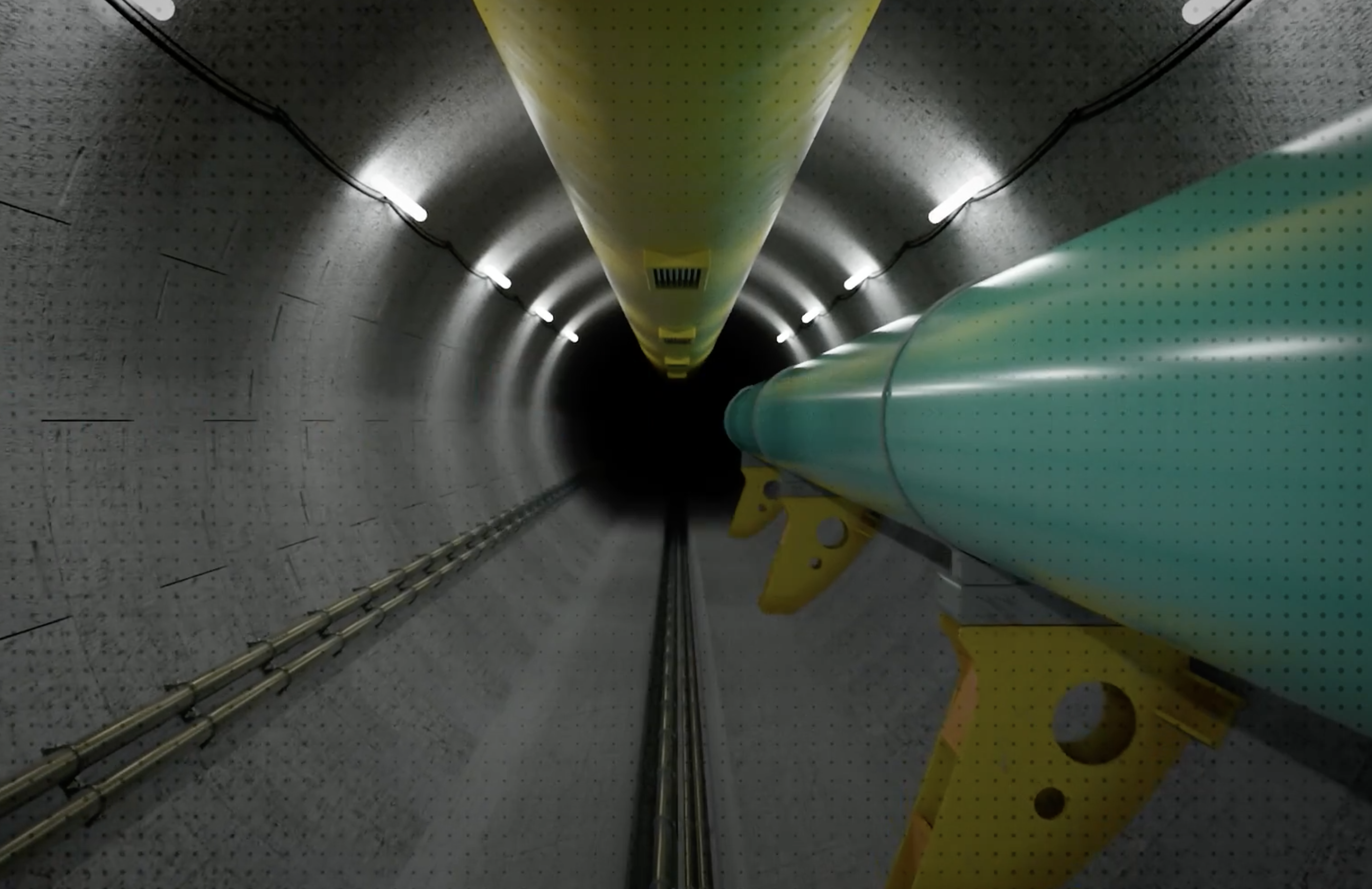 A rendering of the proposed tunnel.