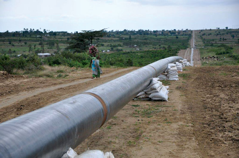 For now, Kenya’s oil and gas pipeline market is comprised of the existing old and new Mombasa-Nairobi pipelines, each spanning 280 miles (450 km). (Photo: KPC)    