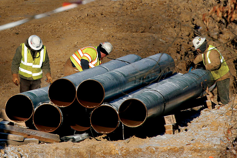 Mariner East II pipeline construction in Chester County, Pa. (Photo: Sunoco Pipeline)
