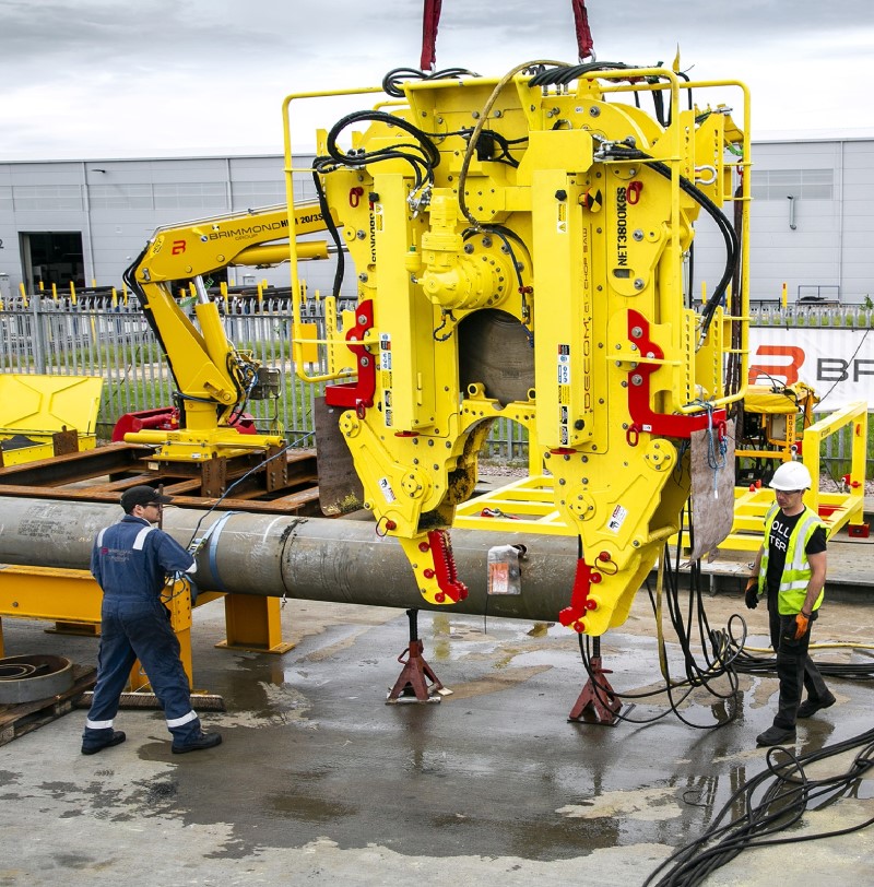 Decom’s subsea chop saws as deployed to Gulf of Thailand. (Photo: Decom) 
